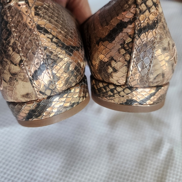 Sam Edelman Women's Snake Print Loafers - Picture 5 of 8